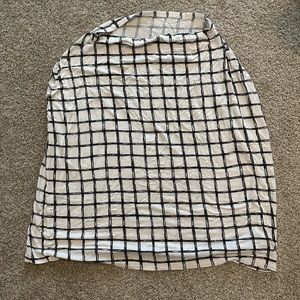 Nursing cover, infinity scarf style